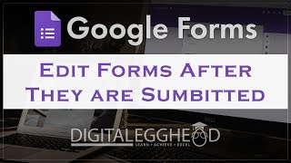 Google Forms Tips  Edit Forms After Submitting [upl. by Vevina823]