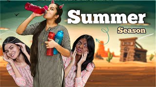 Summer Season  part1  Niha Sisters  comedy [upl. by Nagrom]