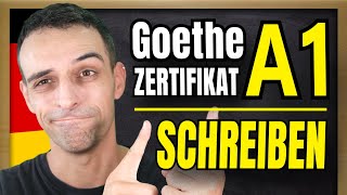 Goethe Zertifikat A1 SCHREIBEN  How to pass the written part  German A1 Goethe Exam [upl. by Amadis712]