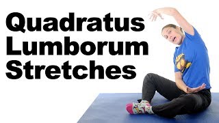 Top 5 QL Stretches Quadratus Lumborum  Ask Doctor Jo [upl. by Einahpit]