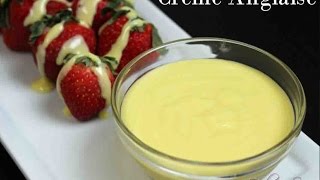 How to Make Crème Anglaise  Basic Custard Sauce [upl. by Ellenig]