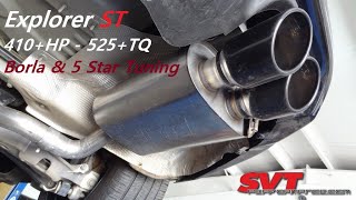 Borla SType Exhaust Review  5 Star Tuned 2020 Ford Explorer ST [upl. by Airdnat]