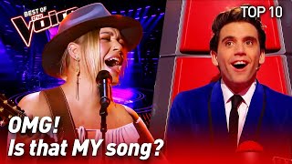 TOP 10  COACH SONGS surprise The Voice coaches [upl. by Mide432]