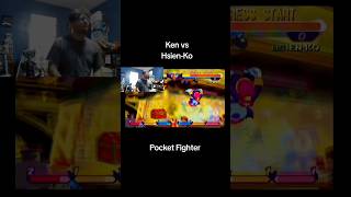 Ken vs HsienKo  Pocket Fighter PS1 [upl. by Htenay]