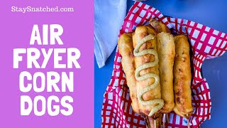 Air Fryer Corn Dogs FRIED to Perfection [upl. by Whitehouse445]