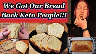 Keto BREAD Loaf No Vital Wheat Gluten or Nut Flours Soft and Delicious [upl. by Shurlocke474]