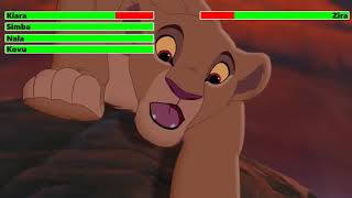 The Lion King 2 Simbas Pride 1998 Final Battle with healthbars [upl. by Steven]