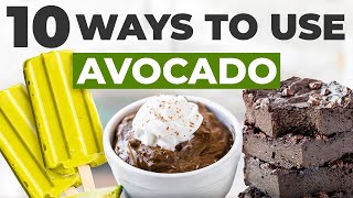 10 Recipes that use Avocado ON THE KETO DIET [upl. by Anastas704]