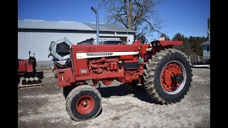 1968 IHC 856 with 6066 Hours Sold Today on Princeville IL Farm Auction [upl. by Welcher]