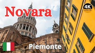 Novara Italy 🇮🇹 4K Walking Tour  July 2024 [upl. by Rellia]