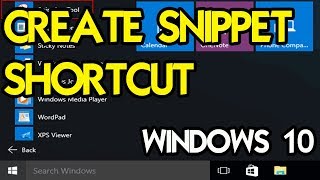 HOW TO USE THE SNIPPING TOOL SHORTCUT  WINDOWS 10 TUTORIAL [upl. by Fini37]