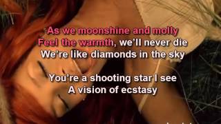 Diamonds  Rihanna Karaoke  with Lyrics [upl. by Wilfreda510]