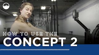 How to use Concept 2 Rowing machine [upl. by Gunthar511]