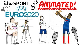 Euro 2020 Cartoon Commentary  ITV Sport [upl. by Ainahpets810]