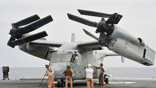 quotHelicopterTransformerquot MV22 Osprey Unfolds its Wings • Highlights [upl. by Lipps552]