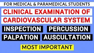 CARDIOVASCULAR SYSTEM EXAMINATION  CLINICAL LAB  PHYSIOLOGY PRACTICALS [upl. by Ramso950]