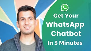 Get Your Whatsapp Chatbot in 3 Minutes  No Coding Required  Dialogflow to Whatsapp  AiSensy [upl. by Soph]