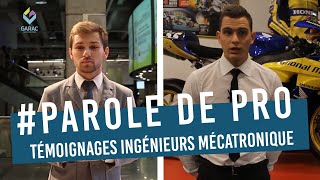 Témoignages Ingénieurs Mécatronique CNAM GARAC [upl. by Moore]