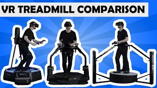 VR Treadmills Review Comparing KAT Walk Mini vs Cyberith Virtualizer Elite 2 vs Virtuix Omni [upl. by Ahsitra]