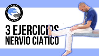 3 ejercicios para el NERVIO CIATICO para aliviar dolores de ciatica o ciatalgia [upl. by Rawlinson]