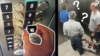 Switching Elevator Buttons Prank [upl. by Aisena]