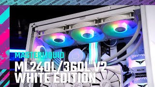 MasterLiquid ML240LML360L V2 ARGB White Edition [upl. by Tezil]