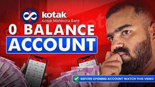 Kotak Mahindra Bank Open Account Zero Balance Online 2024 [upl. by Aicertal]