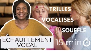 ECHAUFFEMENT VOCAL 15 min pour chanteurs débutant [upl. by Aikyn]