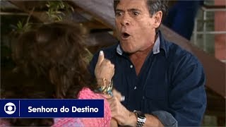 Senhora do Destino capítulo 122 da novela quinta 31 de agosto na Globo [upl. by Nosyrb]