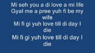 Yuh Love lyrics Vybz Kartel [upl. by Iel]