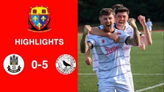 Caerleon 05 Cwmbrân Town  Gwent FA Senior cup  Quarter final highlights [upl. by Paugh]