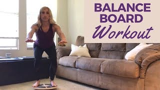 7 Balance Board Exercises  Full Body Workout  Renewal Fitness Coaching [upl. by Airad408]