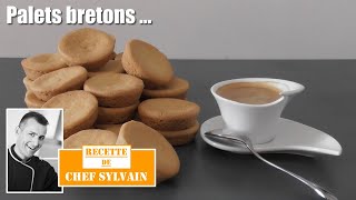 Palets bretons  Recette par Chef Sylvain [upl. by Lilyan]