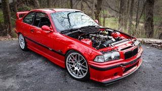 Building a BMW E36 M3  LS Swap in 10 Minutes [upl. by Joliet]