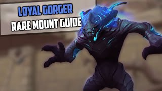 Loyal Gorger Rare Mount Guide  Shadowlands WoW  Impressionable Gorger Spawn [upl. by Brannon]