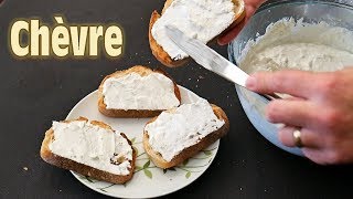 Making Chèvre at Home  Soft Goat Cheese [upl. by Collayer]