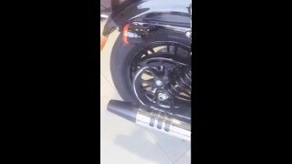 HarleyDavidson Sportster 48 stock exhaust sound [upl. by Thorstein501]