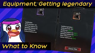 Equipment and how to work towards Legendary  Conquerors Blade New Player Guide [upl. by Estey]