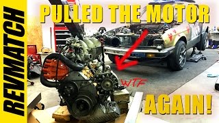 BMW E30 Engine Removal [upl. by Barvick878]