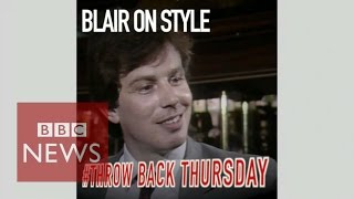 Tony Blair on style in 1983  BBC News [upl. by Niwdog683]