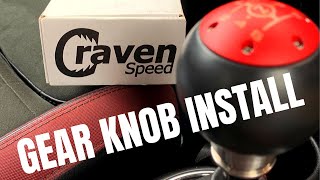 F56 JCW Mini  CravenSpeed Gear Knob Install [upl. by Rivalee359]