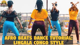 Afro Beats Dance Tutorial Lingala Congo Style [upl. by Milstone]