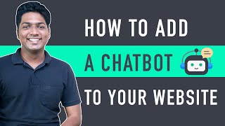 How to Add A Chatbot to Your Website [upl. by Aleen607]