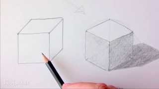 Como dibujar un cubo [upl. by Taggart]