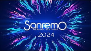 Sanremo 2024  Canzoni Lyricstesti [upl. by Ikram]