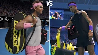 AO International Tennis vs AO Tennis 2  Gameplay Comparison PC HD 1080p60FPS [upl. by Joell]