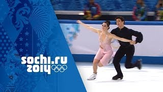 Tessa Virtue amp Scott Moir  Full Silver Medal Free Dance Performance  Sochi 2014 Winter Olympics [upl. by Ardnasirk]